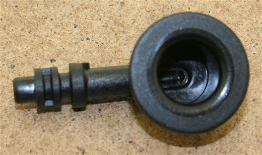 Fluid-Andockbüchse schwarz