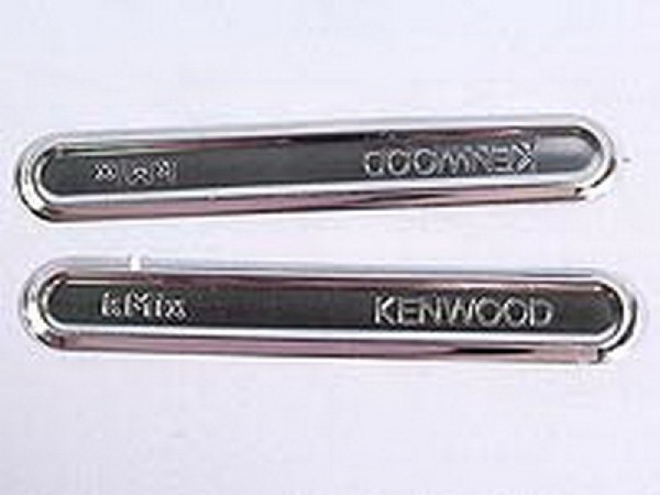 NAME PLATES 2 PK CHR/BLACK HM7