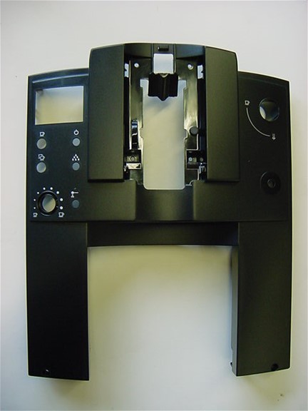 Front E10 schwarz bed. Silber