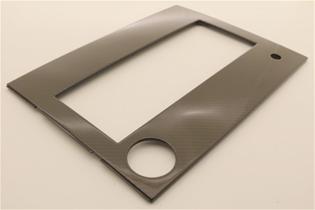Blende Carbon oben