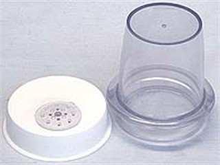 Glas m.Deckel f.Gewürzmühle
