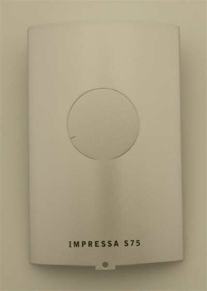 Auslaufblende vorne silber S75