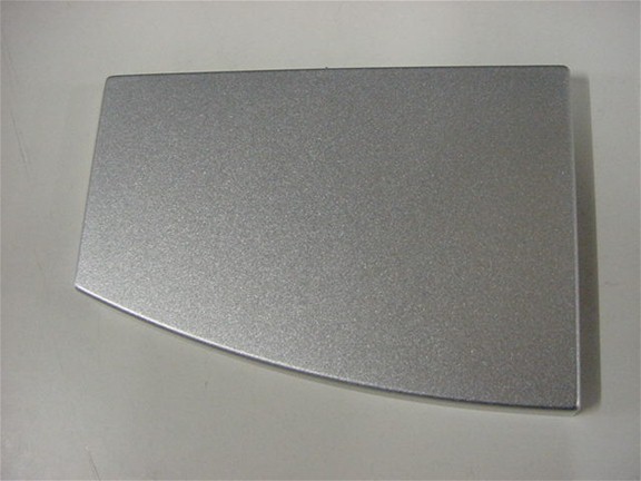 Pulverschachtdeckel silber