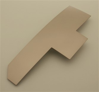 Frontblende links champagne