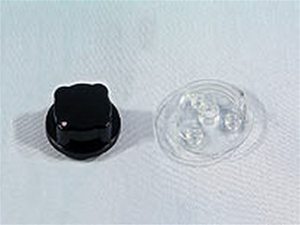 CONTROL KNOB BLACK/CREAM FP912