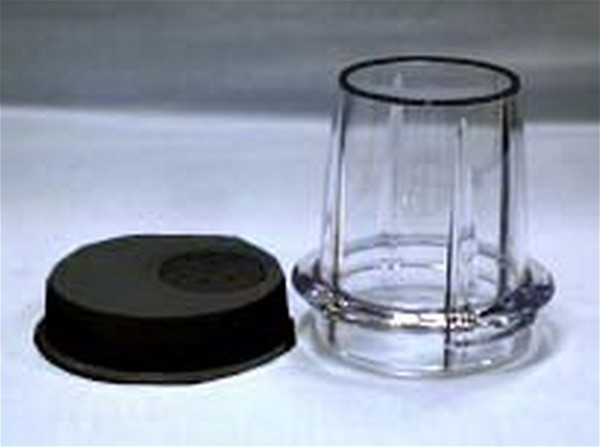 Glas + Deckel f. Mühle