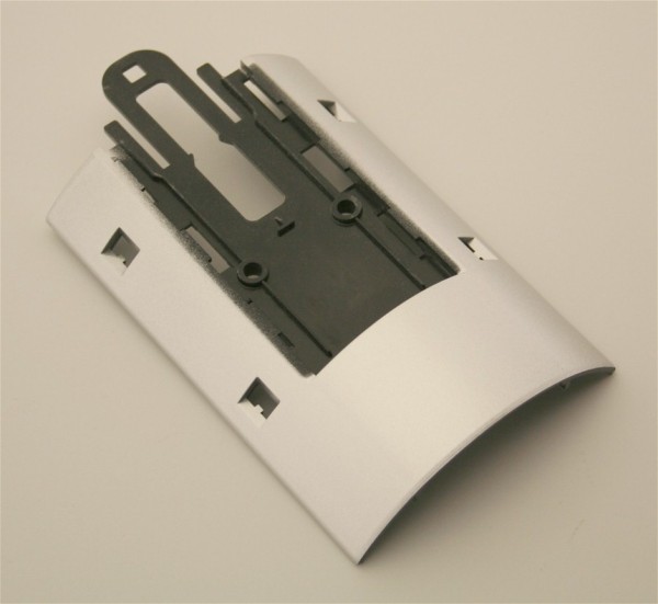 Auslaufblende hinten silber