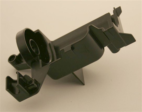 Halter Pumpe schwarz