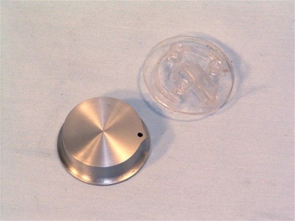 CONTROL KNOB ASSY-BRUSHED SILV