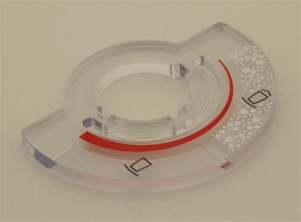 Skalascheibe transparent