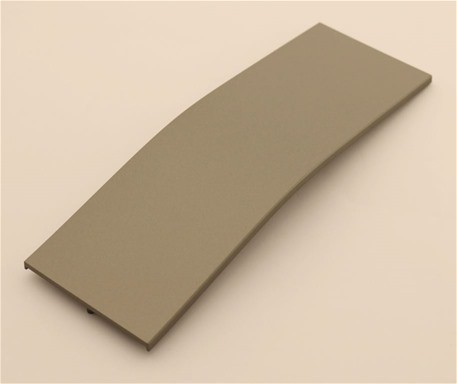 Frontblende rechts dark inox