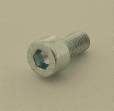 Schraube M5x10 vz-blau Zyl-K.