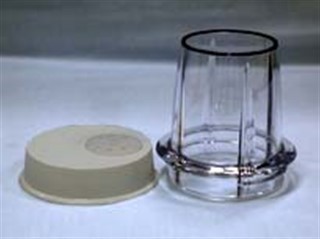Glas + Deckel f. Mühle