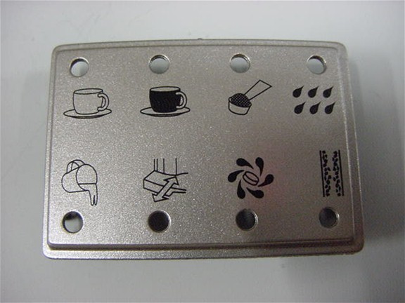 Blende LED champagne bedruckt