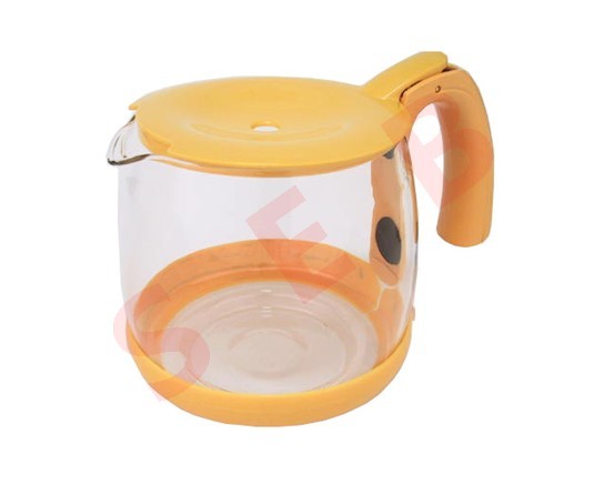 Kaffeekanne Glas+deckel Gelb