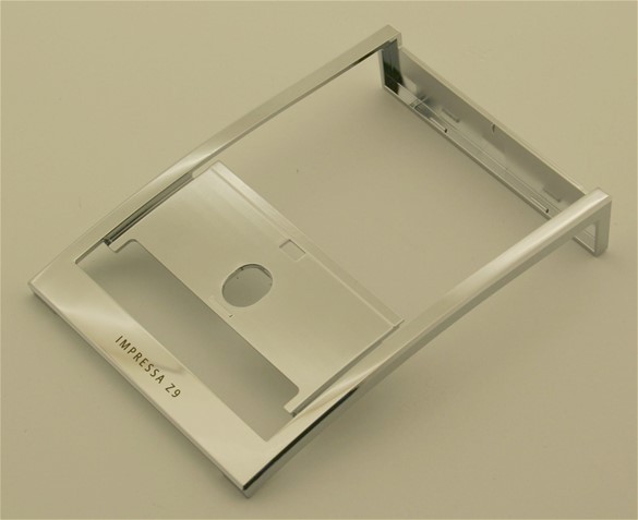 Rahmen Displaymodul chrom