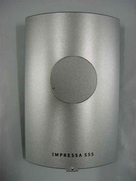 Auslaufblende vorne silber S55
