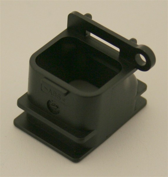 Pulverschacht Mahlwerk schwarz