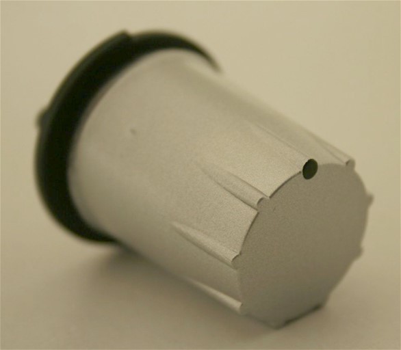 Drehknopf Dampf platin