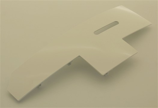 Frontblende pianowhite links