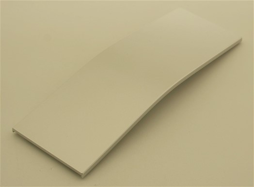 Frontblende rechts satinsilber