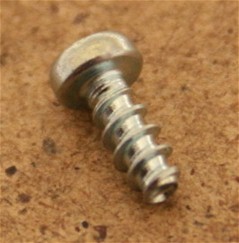 Schraube 2.5x6 vz-bl Li-K.