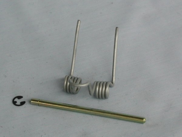 Scharnierachse / Feder / Ring