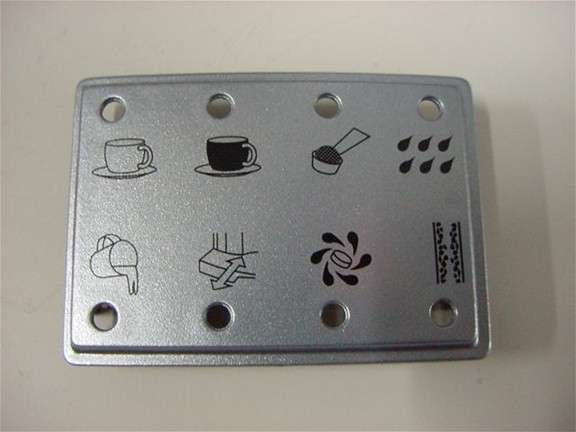 Blende LED zircon bedruckt