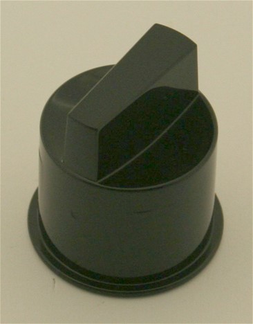 Drehknopf Dampf schwarz