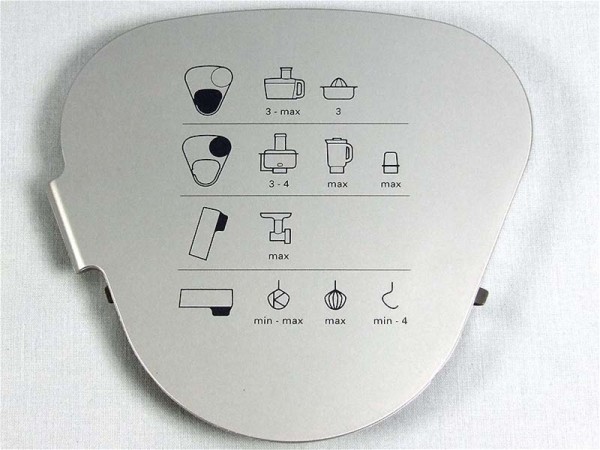 OUTLET COVER-MED SPD SILV KM28
