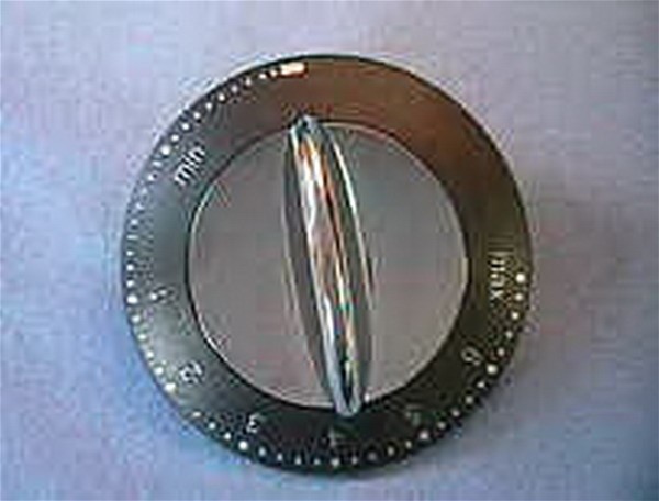 Drehknopf grau chrome