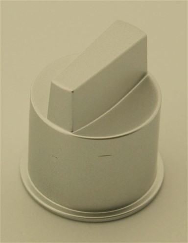 Drehknopf Dampf platin