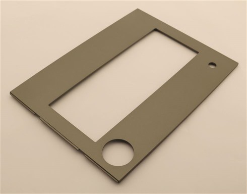 Blende oben dark inox