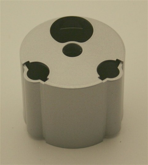 Blende Auslauf platin V3