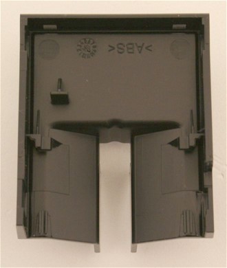 Blende hinten schwarz