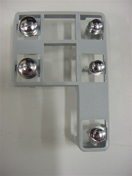 Tastenrechen silber metal.
