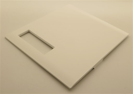 Abdeckung links weiss