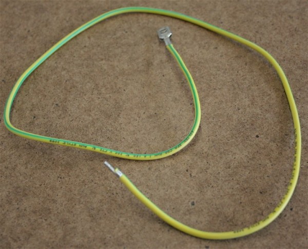 Si-Litze UL gelb-grün 560 mm