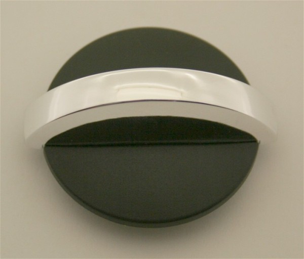 Drehknopf Keramikv. V2 schwarz