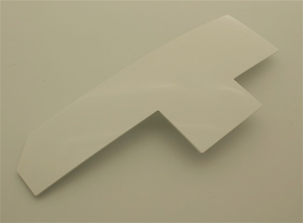 Frontblende links weiss (D)