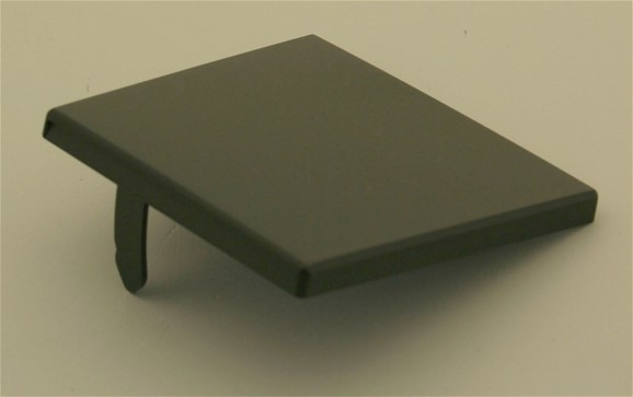 Pulverschachtdeckel schwarz