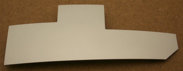 Frontblende links silber