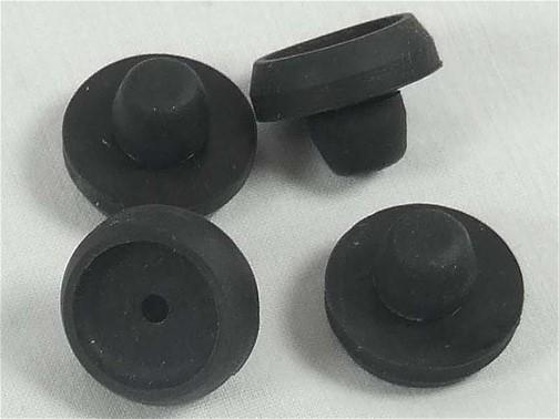 RUBBER FOOT-BLK-PK 4 CCCH200WH