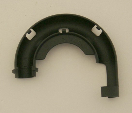 Knickschutz 180° schwarz