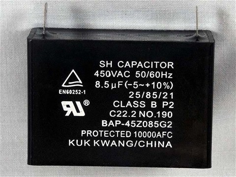 CAPACITOR-450VAC-50/60HZ- 8.5U