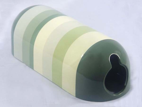 TOP COVER PAINTED -GREEN STRIP