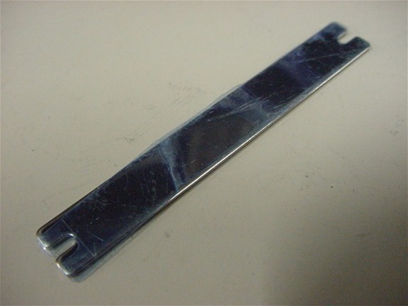 Metallband hinten Inox